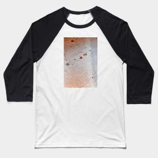 Splattered Paint On Old Canvas Texture Baseball T-Shirt